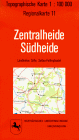 Zentralheide. Südheide 1 : 100 000. Regionalkarte 11/ N. Landkreis Celle, Soltau- Fallingbostel.